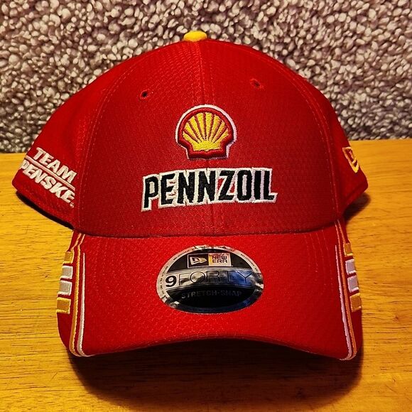 New Era Nascar Pennzoil Joey Logano Stretch Snapback Hat - New - Picture 1 of 8